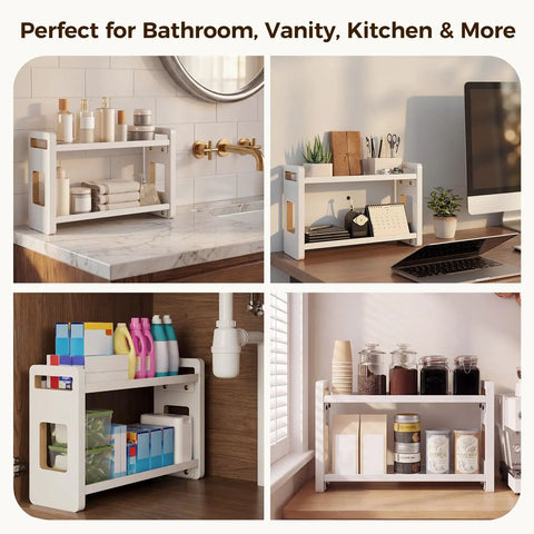 Multi Purpose Bathroom Counter Organizer For Vanities And Kitchen Storage Sleek Perfume Holder Display Rack That Helps You Ditch The Mess And Keep Your Surface Clutter Free And Dope All Year Round