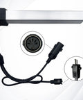 JLDQ.19.345.180D01 Linear Actuator Motor with connectors, for electric sofas, lift chairs, power recliners, 345 mm install size