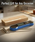 0.5 Second Instant Read Digital Meat Thermometer With 0.5 Degree Fahrenheit Precision Ultra Fast Food Thermometer beside box and battery