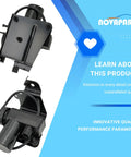 NOVAPARTS 904-214 electric vacuum pump for Ford/Dodge; black plastic housing with mounting bracket, front and side views