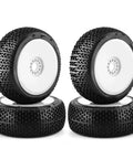 1 To 8 Scale RC Off Road Buggy Tires And Wheels Set 116mm With 17mm Hex Hubs For 4WD Racing Cars Ready To Roll Durable All Terrain Spares