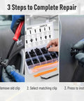 Heavy Duty Flex Nylon Bumper Retainer Clips For Hyundai Elantra Plus Removal Tool Kit For Secure Body Panel Install And Easy Snap Fit Repair Jobs On Daily Drivers. 240PCS kit shown