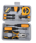 All-Purpose Home Hardware Tool Kit For Furniture Assembly And Electrical Repairs, Lightweight 15-Piece Set With Portable Box