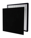 True HEPA Replacement Filter With Activated Carbon Prefilter For Aura IC-5018 And Sensa IC-5120 Air Purifiers, front and side view
