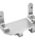 Servo On Axle Mount For AR45P Portal Axle, CNC machined aluminum, silver finish, front 4 link suspension, RC crawler part