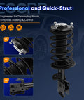 Complete Front Strut Assembly Set Of 2 For Toyota Prius 2010 2015 Quick Strut Replacement With SAE Grade Springs in detail view