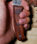 Knife Handle Screws And Rivets Set For Wooden Handles, M3 Hex Socket Pan Head Fasteners used in wood knife handle, close-up
