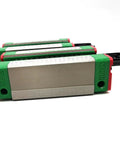 Precision Linear Guide QEH25CA QEH25 QEH25CAZ0C ZAC Z0H GK Block Carriage Rails for CNC Machines and 3D Printers, front view.