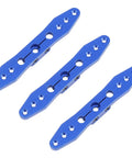 Three Piece Aluminum RC Clamping 25T Servo Horns Set With Double Arm Steering Arms for 1/8 and 1/10 Scale RC Cars