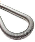 Heavy Duty Galvanized Steel Compression Spring Built Tough For Hydraulic Hose Shield And Silicone Tube Guard With Rock Solid Corrosion Resistance For Hassle Free Outdoor Maintenance And Smooth Operation On Every Machine Job, close-up view.