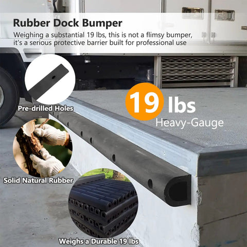 Tough As Nails Heavy Duty Rubber Loading Dock Bumpers 39 Inches Long By 4 Inches Thick Industrial Buffer Pads Built To Take A Beating From Trucks And Trailers