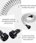 Heavy Duty Zipline Spring Brakes Set 2 Stainless Steel Stopper Braking System for Backyard Zip Lines with details of spring design