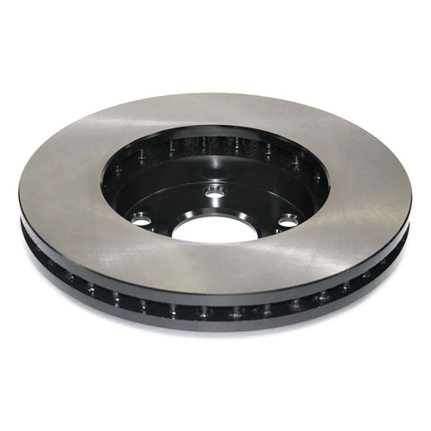 Electrophoretic Front Vented Brake Rotor With Corrosion Resistant Finish And Salt Spray Protection, front view