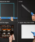 Step-by-step guide for installing Heavy Duty Galvanized Steel Access Panel for Drywall Ceilings with tools and materials.