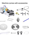 Beast 750W Jewelry Polishing Buffer Bench Lathe 3 In 1 Grinder Kit with accessories for engraving, polishing, drilling