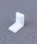 28 Pack White Plastic Corner Brackets For Furniture Reinforcement Anti Slip Desk And Chair Corner Braces Durable Plastic Supports For Home