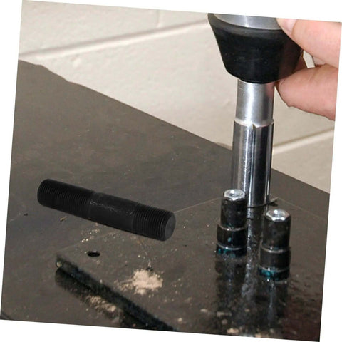 Manual Hole Knockout Puncher Tool Kit With Hydraulic Punch Driver And Dies for metal sheet punching, heavy duty use in action