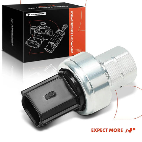 Air Conditioning Pressure Sensor Switch For Ford And Lincoln Fits Bronco And Bronco Sport 2021-2024 C-Max 2013-2018 E-350 And E-450 2015-2019 And 2021-2024 EcoSport 2018-2022 Edge And Explorer 2011-2024 Escape 2013-2024 Expedition 2012-2024 F-150, packaged sensor