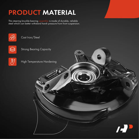 Front Left And Right Steering Knuckle And Wheel Bearing Hub Assembly For Toyota Camry 1997 1998 1999 2000 2001 3.0L V6