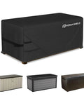 Heavy Duty Outdoor Deck Box Cover For 150 To 230 Gallon Storage 62 Inch Length 29 Inch Width 28 Inch Height Waterproof
