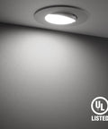 6 Inch Gimbal LED Recessed Light Kit Dimmable 13W Downlight Mood Lighting 5000K Daylight CRI90 Rotatable UL Listed