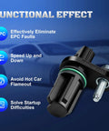 Chevy PC920 Crankshaft Position Sensor Replacement For 2010 2017 Equinox Impala Traverse Camaro Malibu Colorado Caprice Captiva Sport GMC Terrain Acadia Buick Enclave Lacrosse Cadillac ATS CTS SRX XTS 3.0L 3.6L V6 Plug And Play black sensor