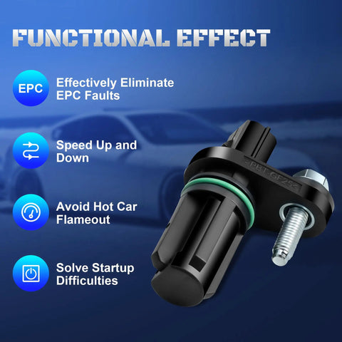 Chevy PC920 Crankshaft Position Sensor Replacement For 2010 2017 Equinox Impala Traverse Camaro Malibu Colorado Caprice Captiva Sport GMC Terrain Acadia Buick Enclave Lacrosse Cadillac ATS CTS SRX XTS 3.0L 3.6L V6 Plug And Play black sensor