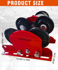 Workhorse Electric Trolley For Power Hoist 1 Ton Capacity 2204 Lbs Fits 2.68 To 4.33 Inch I Beam PA200 To PA1000 Hoists