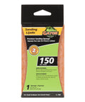 Finishing Sanding Sponges 150 Grit Aluminum Oxide For Wood Metal Fiberglass and Painted Surfaces 3 by 5 Inch Premium Foam Pads