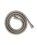 63 Inch Shower Hose With Anti Twist Design, Durable Metal Housing, Smooth Plastic Finish, Easy Fit One Half Inch Thread, Coiled View