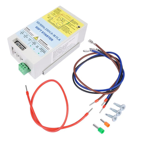 Compact Air Conditioner Soft Starter For 1.75 To 3.5 Ton Residential Units With Reverse Motor Protection Gen Ready Wiring with wires and connectors.