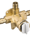 M-Pact Posi-Temp Shower Valve With One-Half Inch Cold Expansion PEX Connection, Pressure Balancing Control, 1222 Cartridge, brass body