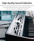 2 Pack 3 Foot 5 Pin MIDI Cables Male To Male DIN Connectors For MIDI Keyboard setup with synth and sound card