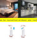 Beast Mode Bright 5000 Lumen 6500K Deformable LED Garage Light With E27 Base shown in bedroom and kitchen settings