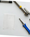 Ten Pack Upgraded Stainless Steel Mesh Screen Welding Mesh Reinforcing Wire For Car Bumpers And Plastic Parts Repair Quick Fix Easy Patch displayed with tools.