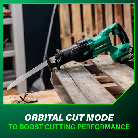 18V Cordless Reciprocating Saw With Orbital Cut Mode Beast Mode Power 3000 SPM One And One Eighth Inch Stroke in use