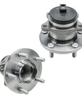 Rear Wheel Bearing And Hub Assembly For 2007 2014 Mazda CX 9 FWD With 5 Lugs And ABS 2 Piece Kit, featuring hub bearings