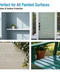 Tough As Nails Paint Sealer Spray For Indoor And Outdoor Use On Wood Concrete And Stone Dries Quick Waterproofer With UV protection for painted walls, doors, and furniture.