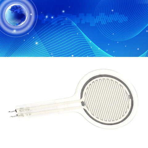 Heavy Duty Force Sensing Resistor With A No Stress Setup For 0 To 30 Kilograms Of Pressure Mapping and Snappy Analog Response on the 30 Mm Round Pad.