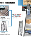 Beefy Heavy Duty Portable Folding Conveyor Belt With Two-Meter Stainless Steel Roller For Truck Trailers, Eleven Point Eight Inch Wide Light Duty Unpowered Slides, Built For Durable, Versatile Industrial Material Handling., foldable conveyor shown loading boxes in truck trailer