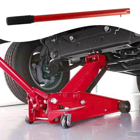Long Red Hydraulic Jack Handle Replacement Kit For 2 Ton Floor Jacks Heavy Duty Carbon Steel Lever 14.6 Inch Length