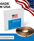 Durable Pro Grade Butyl Sealant Tape For Auto RV Marine And Window Glazing One Roll Twenty Feet By One Half Inch By One Quarter Inch Waterproof And Weatherproof Indoor Outdoor Use Clean Seal With One Hundred Percent Pure Butyl Made In USA packaging with American flag