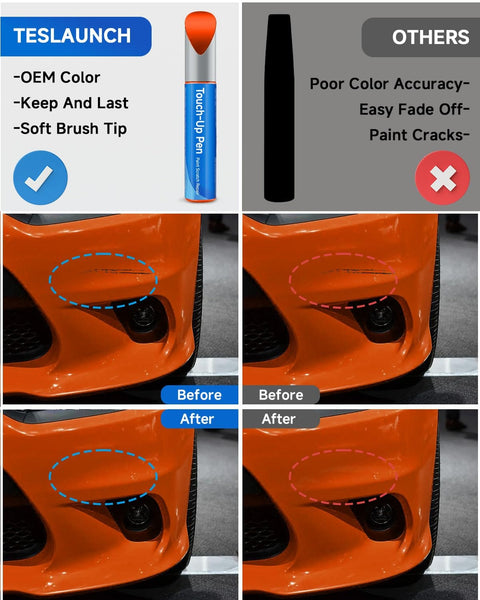 PVP NVP Car Touch Up Paint Kit With Exact OEM Color Match For Dodge Vehicles Scratch Repair And Rust Prevention comparison chart