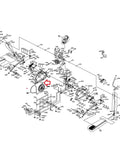 Left Side Frame Cover Replacement For Elliptical Machines Model Specific Housing Component 1000460671 Fits EX59-04 Endurance 300 EP295 2021 For Quick Fit And Fresh Looking Appearance exploded view