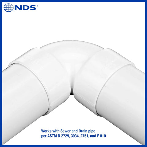 PVC 3-Inch 90-Degree Elbow Fitting Hub To Hub Solvent Weld Connector For Sewer And Drain Pipes White Plastic Drainage Elbow