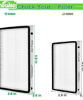 Five Pack EF-1 HEPA Media Filter Replacements For Kenmore 86889 Upright And Canister Vacuums Plus Panasonic MC-V199H