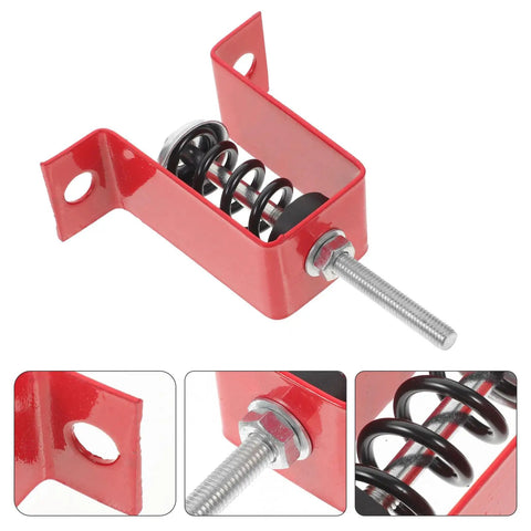 Ceiling Spring Vibration Isolator Hanger for Noise Free No Drama Home Theater and HVAC Installations 30 To 50 Kg Load Capacity Adjustable Ceiling Damper for Air Conditioners and Ventilation Systems Ultra Quiet Vibration Dampener, red steel spring hanger