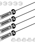 Universal Washer Suspension Rod Kit Front Load Easy Install No Fuss Replacement W10780045 with rods, balls, housings shown.