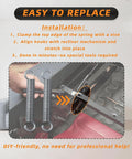 Badass Heavy Duty Stainless Steel Recliner Springs Knockout Build For Sofa Repair installation instructions with two tension coils.