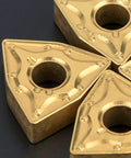 CNC Carbide Insert Blade For Lathe Turning, 10 Piece Set, Built To Last High Density Coating Delivers Tough Wear Resistance